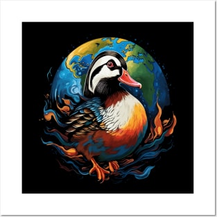 Mandarin Duck Earth Day Posters and Art